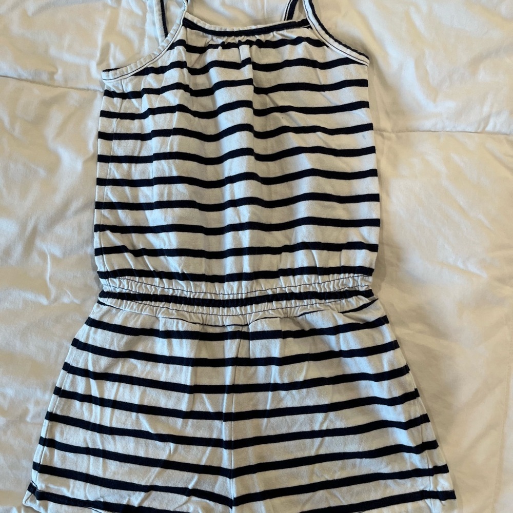 Gap Striped Black and White Kids shorts Romper